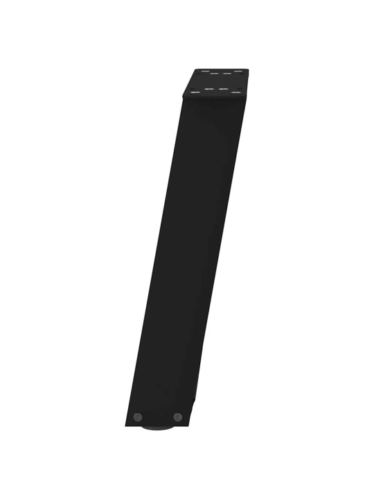 Nohy konferenčního stolku ve tvaru u, 2 ks, černé, 28 x (42-43) cm, ocel