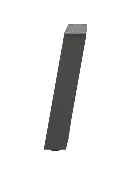 Nohy konferenčního stolku ve tvaru u 2 ks antracitové 28 x (42-43) cm ocelové