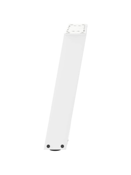 Nohy konferenčního stolku ve tvaru u, 2 ks, bílé, 38 x (42-43) cm, ocel