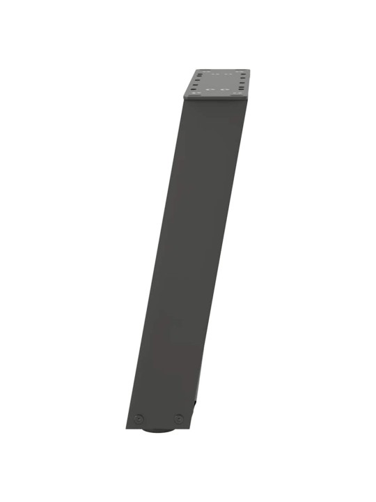 Nohy konferenčního stolku ve tvaru u 2 ks antracitové 38 x (42-43) cm ocelové
