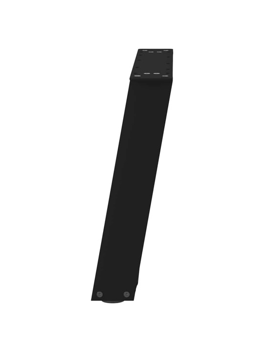 Nohy konferenčního stolku ve tvaru u, 2 ks, černé, 70 x (42-43) cm, ocel