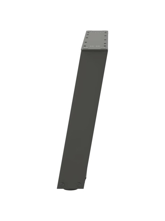 Nohy konferenčního stolku ve tvaru u 2 ks antracitové 70 x (42-43) cm ocelové