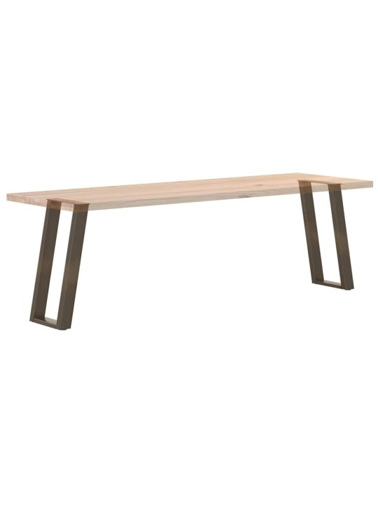 Nohy konzolového stolku ve tvaru u 2 ks přírodní ocel 38 x (72-73) cm ocel