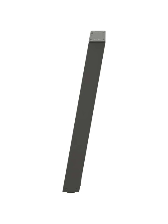 Nohy k jídelnímu stolu ve tvaru u 2 ks antracitové 50 x (72-73) cm ocelové