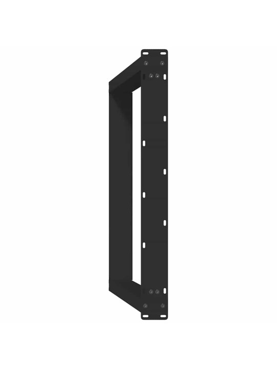 Nohy k jídelnímu stolu ve tvaru u, 2 ks, černé, 70 x (72-73) cm, ocel
