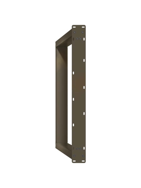 Nohy k jídelnímu stolu ve tvaru u, 2 ks, přírodní ocel, 70 x (72-73) cm, ocel