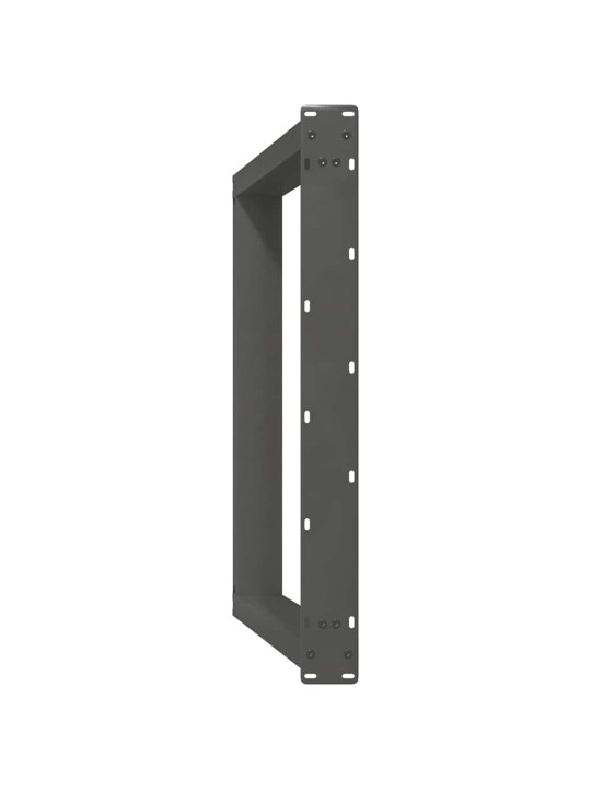 Nohy k jídelnímu stolu ve tvaru u, 2 ks, antracitové, 80 x (72-73) cm, ocel