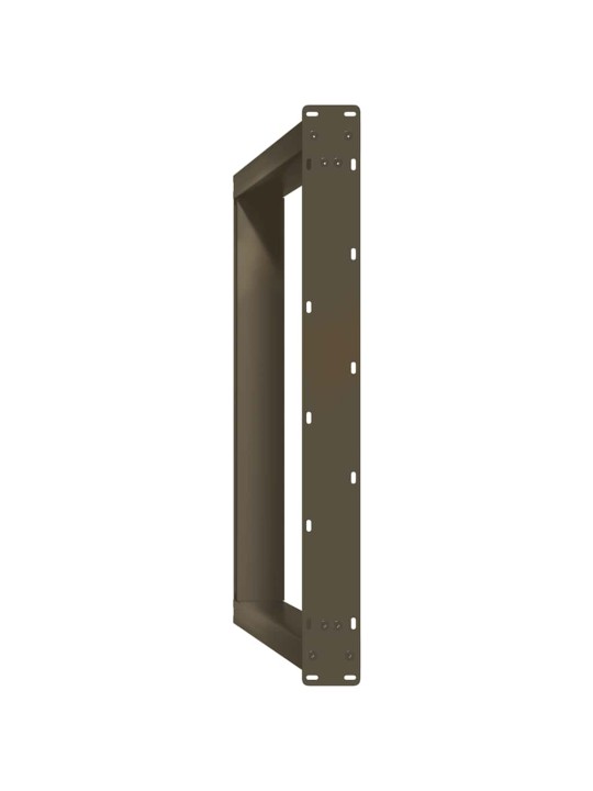 Nohy k jídelnímu stolu ve tvaru u, 2 ks, přírodní ocel, 80 x (72-73) cm, ocel