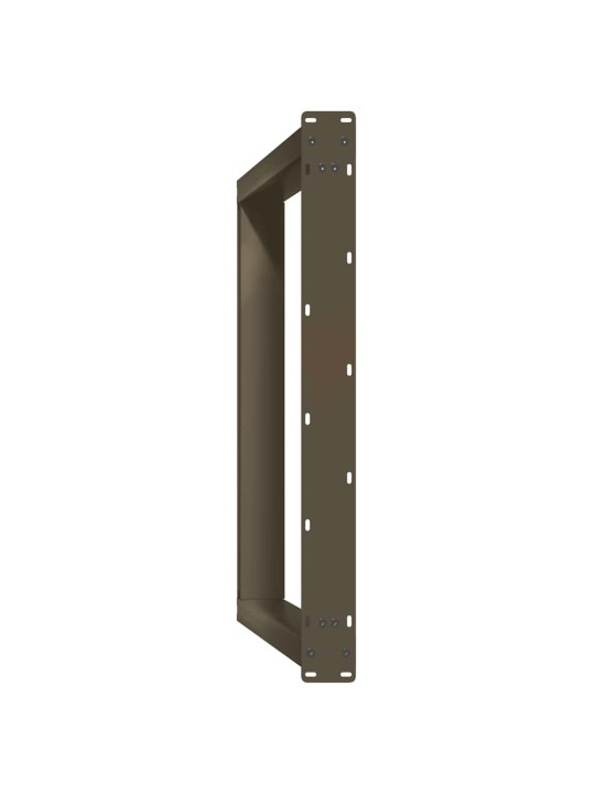 Nohy k jídelnímu stolu ve tvaru u, 2 ks, přírodní ocel, 90 x (72-73) cm, ocel
