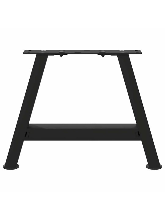Nohy konferenčního stolku ve tvaru a, 2 ks, černé, 40 x (30-31) cm, ocel