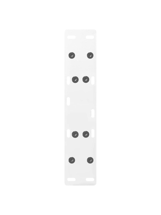Nohy konferenčního stolku ve tvaru a, 2 ks, bílé, 40 x (30-31) cm, ocel