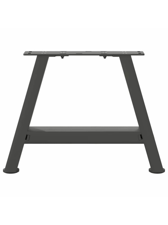 Nohy konferenčního stolku ve tvaru a, 2 ks, antracitové, 40 x (30-31) cm, ocel