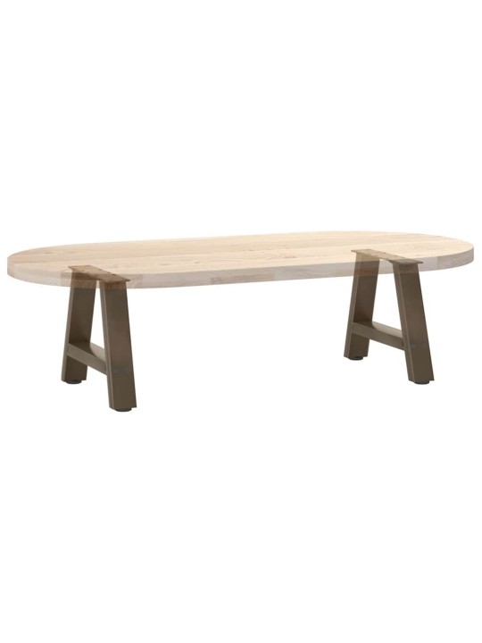 Nohy konferenčního stolku ve tvaru a, 2 ks, 40 x (30-31) cm, ocel