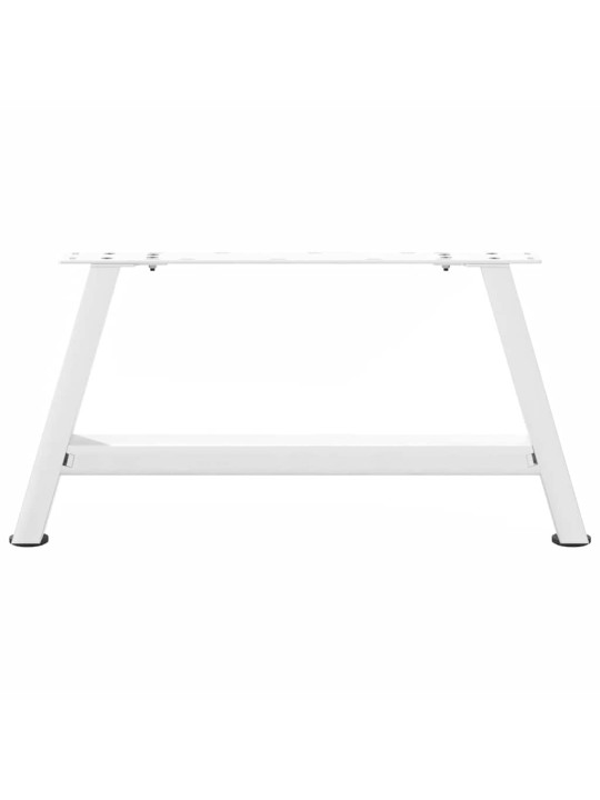 Nohy konferenčního stolku ve tvaru a, 2 ks, bílé, 60 x (30-31) cm, ocel