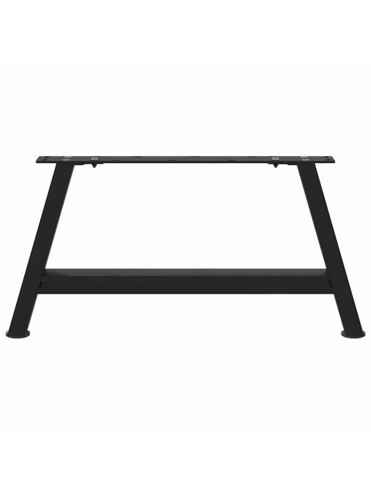 Nohy konferenčního stolku ve tvaru a, 2 ks, černé, 70 x (30-31) cm, ocel