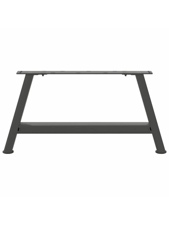 Nohy konferenčního stolku ve tvaru a, 2 ks, antracitové, 70 x (30-31) cm, ocel
