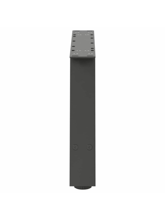 Nohy konferenčního stolku ve tvaru a, 2 ks, antracitové, 70 x (30-31) cm, ocel