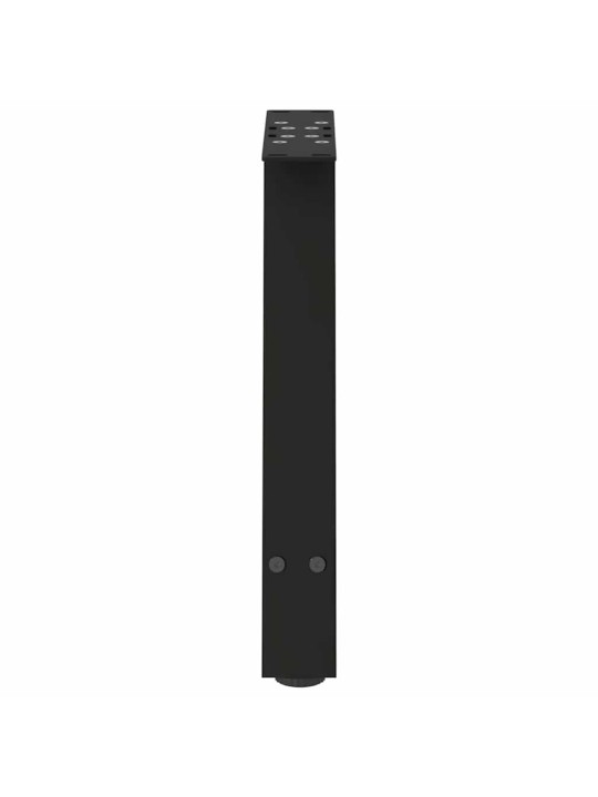 Nohy konferenčního stolku ve tvaru a, 2 ks, černé, 50 x (42-43) cm, ocel