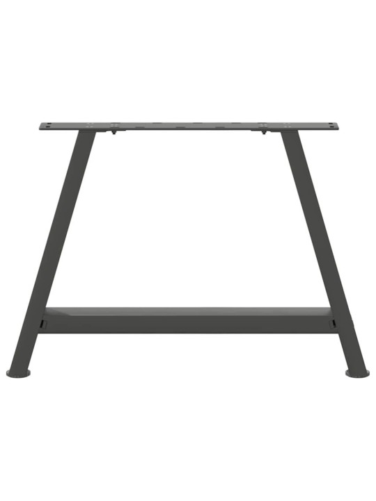 Nohy konferenčního stolku ve tvaru a, 2 ks, antracitové, 60 x (42-43) cm, ocel