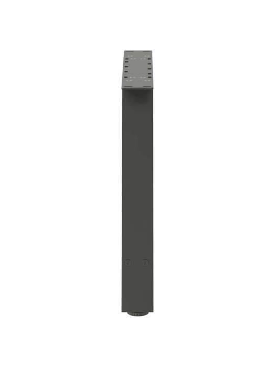 Nohy konferenčního stolku ve tvaru a, 2 ks, antracitové, 60 x (42-43) cm, ocel