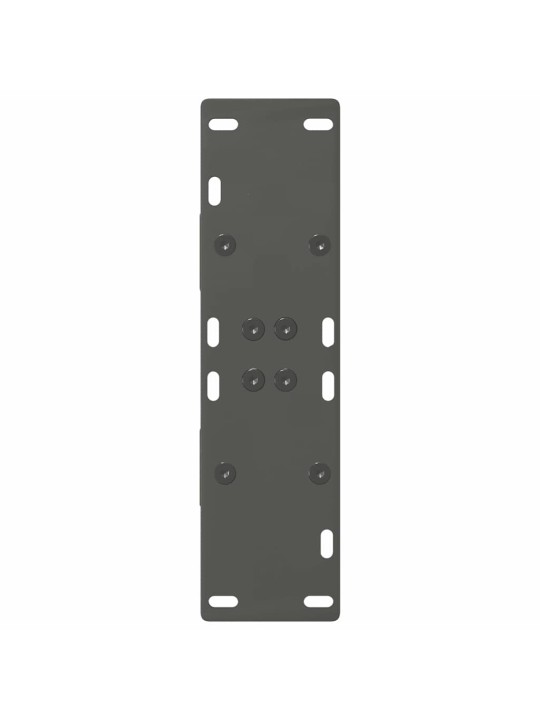 Nohy k jídelnímu stolu ve tvaru a, 2 ks, antracitové, 50 x (72-73) cm, ocel