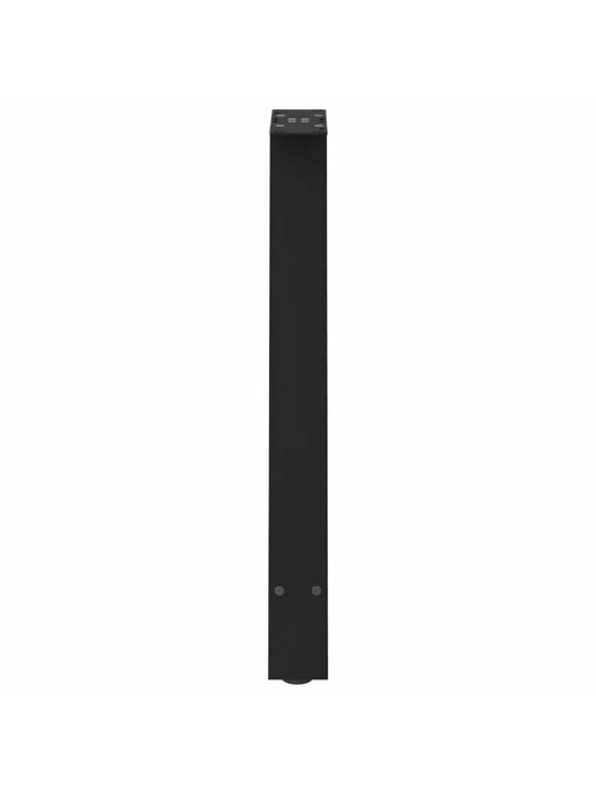 Nohy k jídelnímu stolu ve tvaru A, 2 ks, černé, 60 x (72-73) cm, ocel