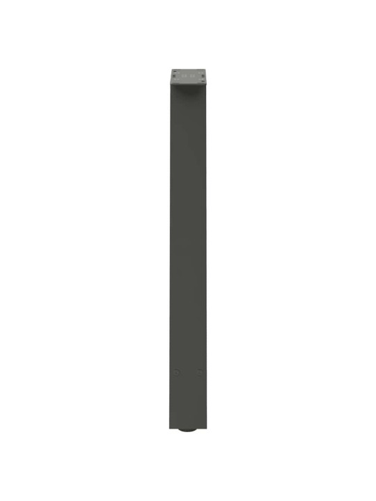 Nohy k jídelnímu stolu ve tvaru a, 2 ks, antracitové, 60 x (72-73) cm, ocel