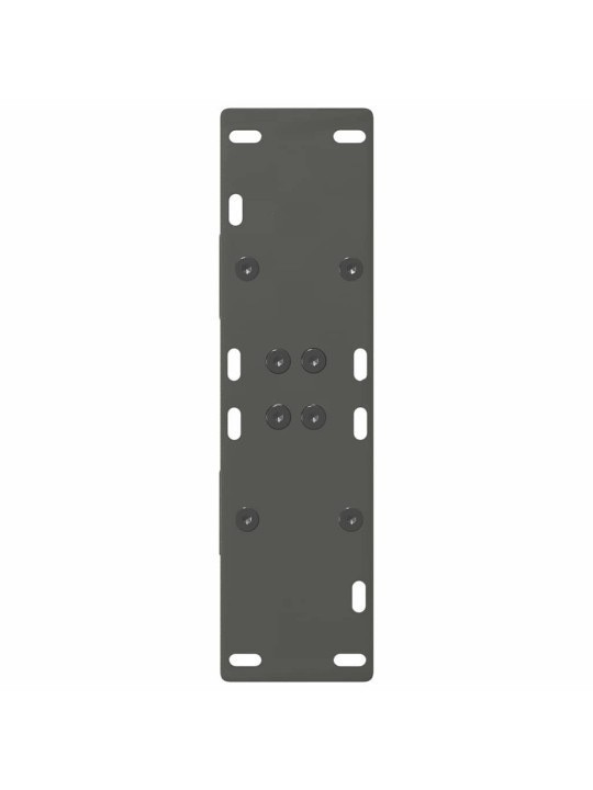 Nohy k jídelnímu stolu ve tvaru a, 2 ks, antracitové, 60 x (72-73) cm, ocel