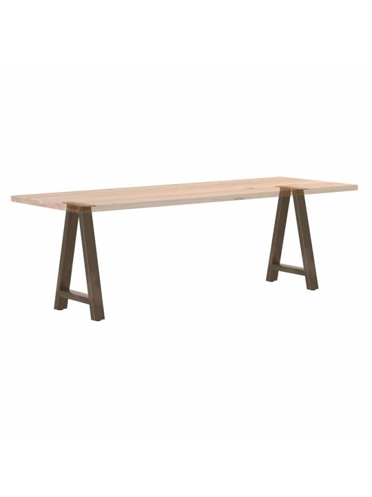 Nohy k jídelnímu stolu ve tvaru a, 2 ks, 60 x (72-73) cm, ocel