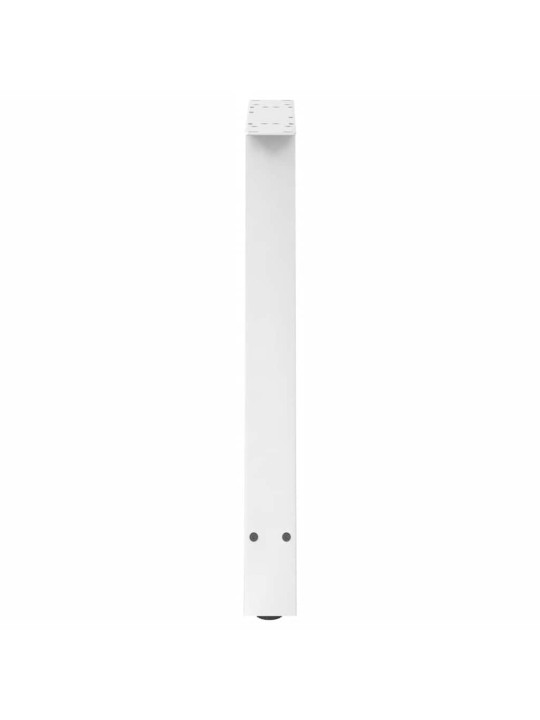 Nohy k jídelnímu stolu ve tvaru a, 2 ks, bílé, 70 x (72-73) cm, ocel
