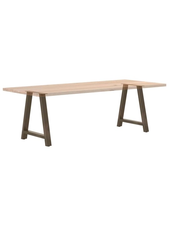 Nohy k jídelnímu stolu ve tvaru a, 2 ks, 80 x (72-73) cm, ocel