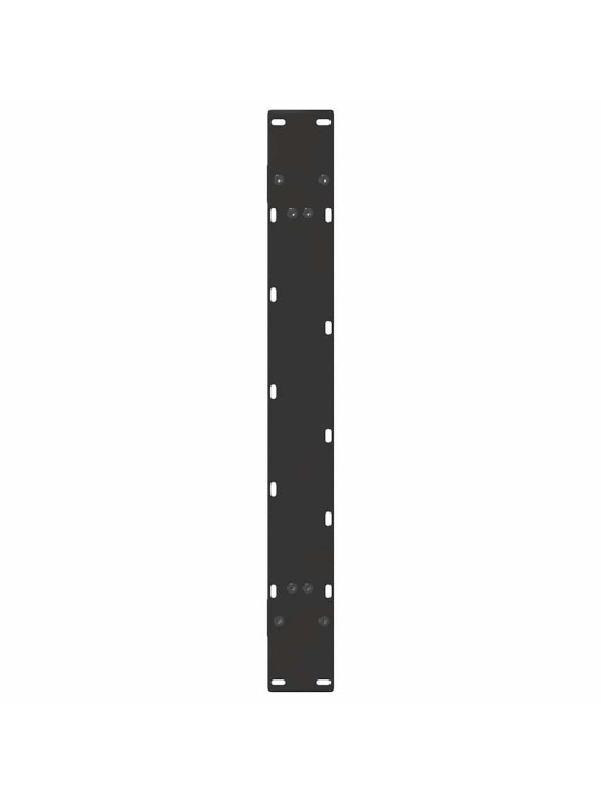 Nohy k jídelnímu stolu ve tvaru A, 2 ks, černé, 90 x (72-73) cm, ocel