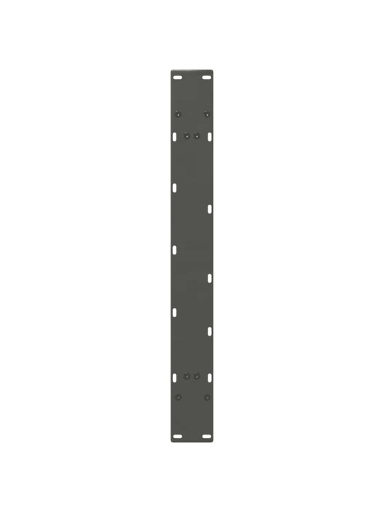 Nohy k jídelnímu stolu ve tvaru a, 2 ks, antracitové, 90 x (72-73) cm, ocel