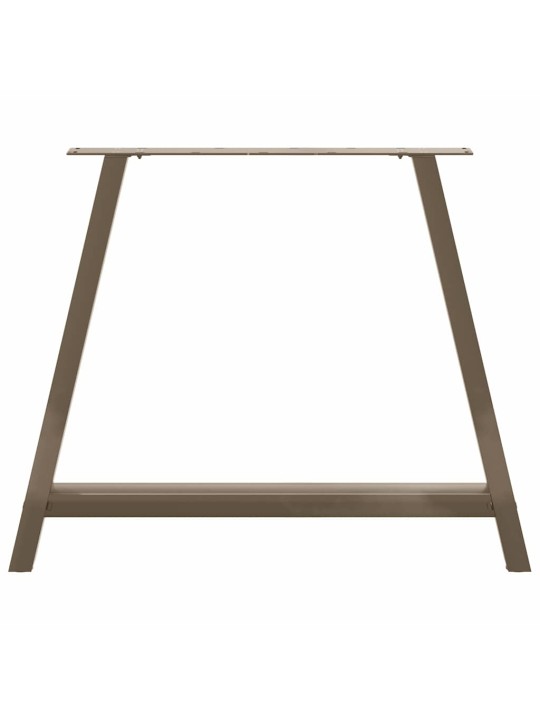 Nohy k jídelnímu stolu ve tvaru a, 2 ks, 90 x (72-73) cm, ocel