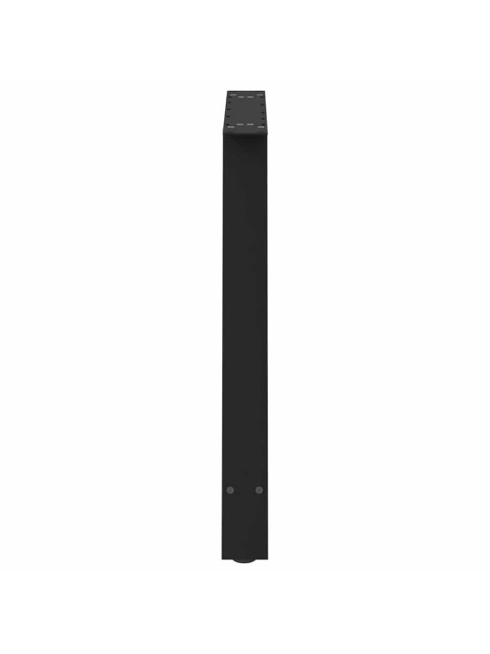 Nohy k jídelnímu stolu ve tvaru A, 2 ks, černé, 100 x (72-73) cm, ocel