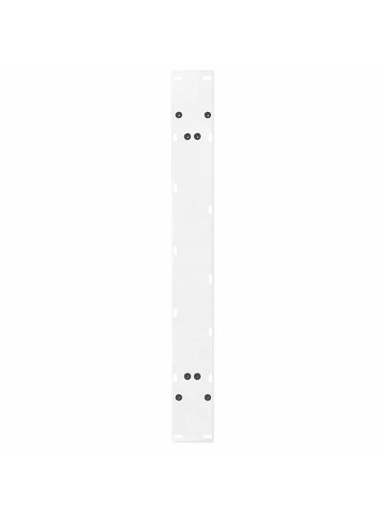 Nohy k jídelnímu stolu ve tvaru a, 2 ks, bílé, 100 x (72-73) cm, ocel
