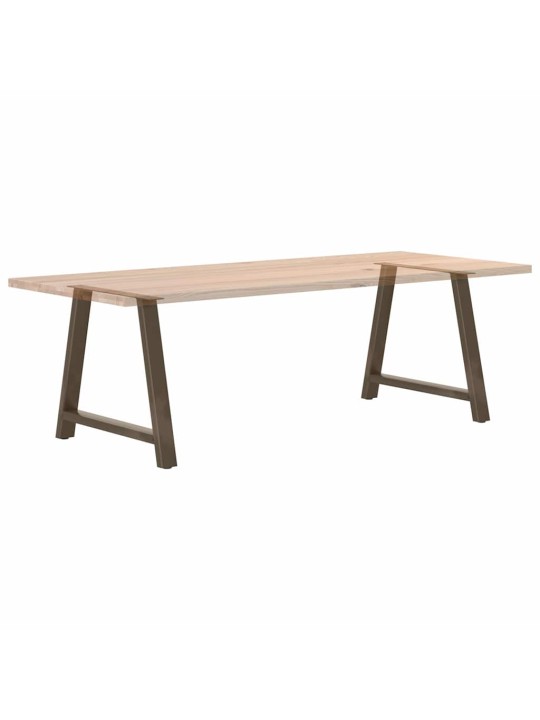 Nohy k jídelnímu stolu ve tvaru a, 2 ks, 100 x (72-73) cm, ocel