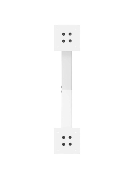 Nohy konferenčního stolku ve tvaru x, 2 ks, bílé, 50 x (30-31) cm, ocel