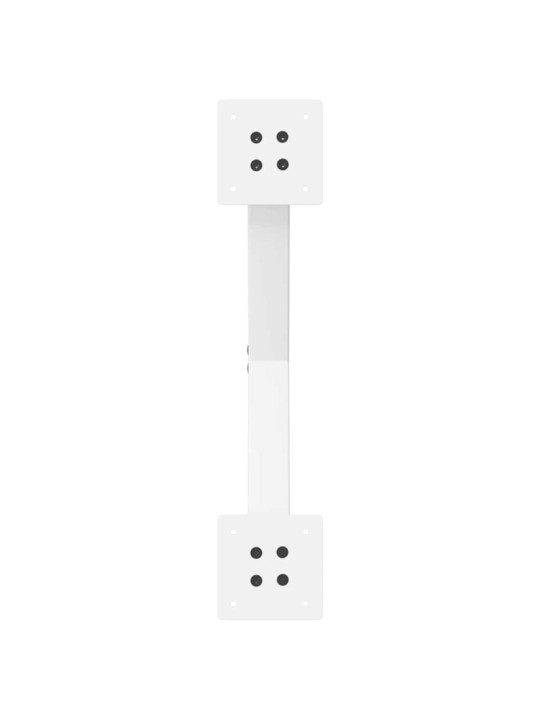 Nohy konferenčního stolku ve tvaru x, 2 ks, bílé, 60 x (30-31) cm, ocel