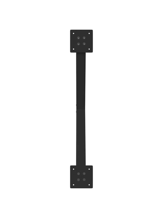 Nohy konferenčního stolku ve tvaru x, 2 ks, černé, 70 x (30-31) cm, ocel
