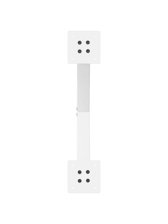 Nohy konferenčního stolku ve tvaru x, 2 ks, bílé, 60 x (42-43) cm, ocel