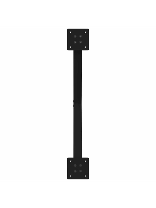 Nohy konferenčního stolku ve tvaru x, 2 ks, černé, 70 x (42-43) cm, ocel