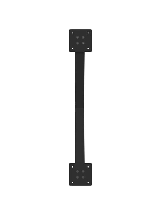 Nohy k jídelnímu stolu ve tvaru X, 2 ks, černé, 80 x (72-73) cm, ocel