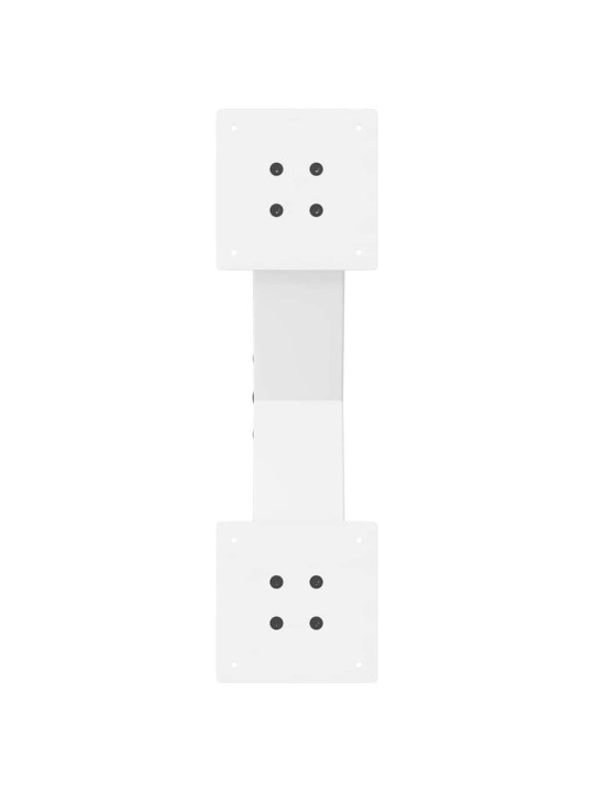 Nohy konferenčního stolku ve tvaru x, 2 ks, bílé, 60 x (30-31) cm, ocel