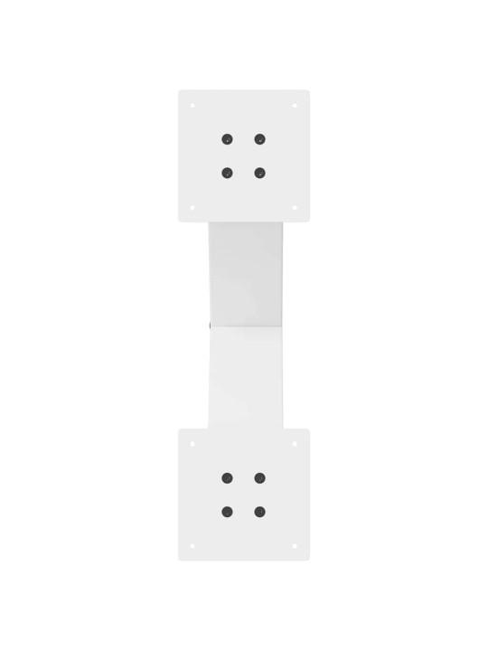 Nohy konferenčního stolku ve tvaru x, 2 ks, bílé, 50 x (42-43) cm, ocel