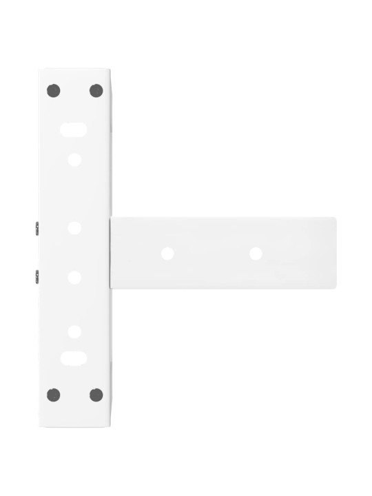 Nohy konferenčního stolku ve tvaru t, 2 ks, bílé, 30 x 25 x (30-31) cm, ocel