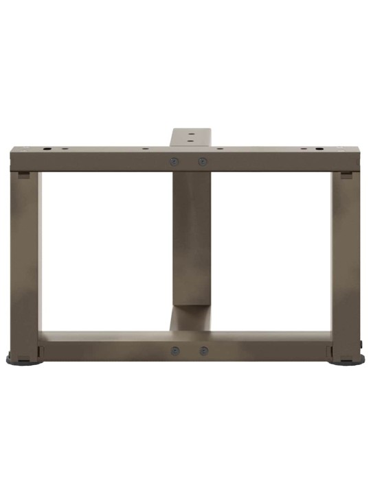 Nohy konferenčního stolku ve tvaru t, 2 ks, černé, 40 x 25 x (30-31) cm, ocel