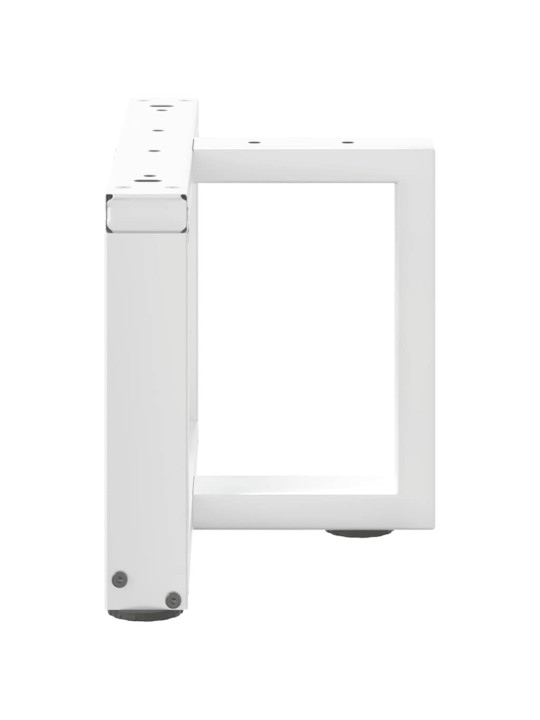 Nohy konferenčního stolku ve tvaru t, 2 ks, bílé, 50 x 25 x (30-31) cm, ocel