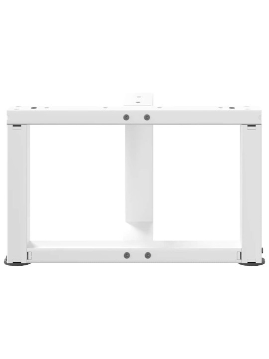 Nohy konferenčního stolku ve tvaru t, 2 ks, bílé, 50 x 25 x (30-31) cm, ocel