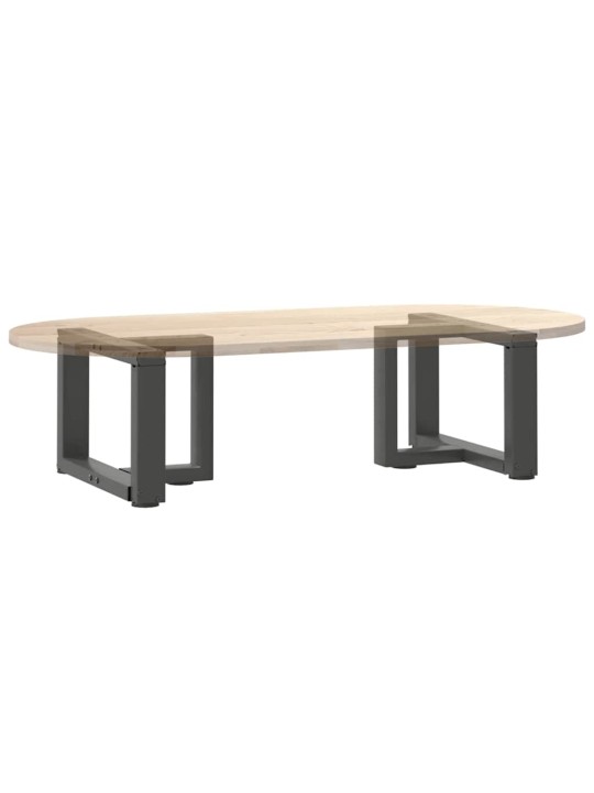 Nohy konferenčního stolku ve tvaru t, 2 ks, antracitové, 50 x 25 x (30-31) cm, ocel